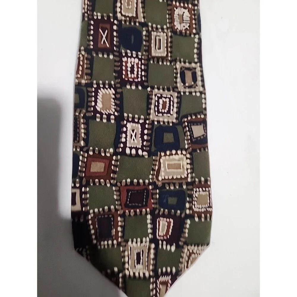 Structure Tie Mens Multicolor Neckwear